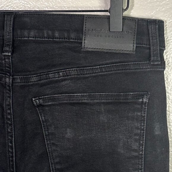 Lucky Brand Mid-Rise Ava Skinny Jean in Black Wash - Picture 4 of 6